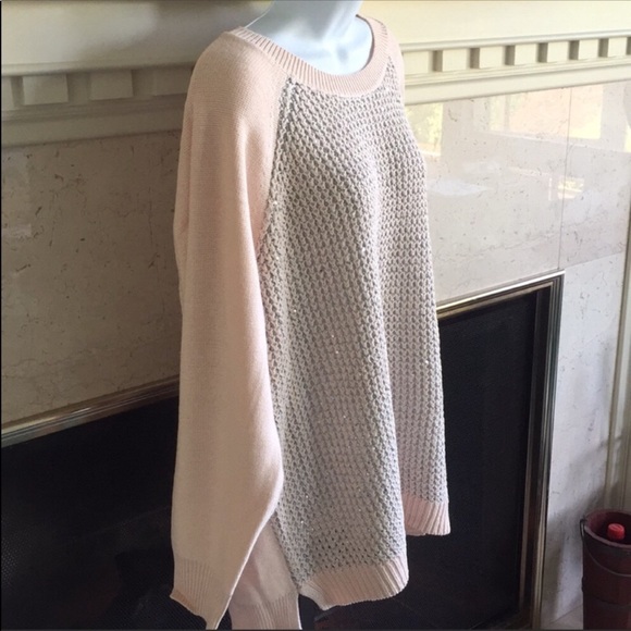 NEW NYDJ Plus Size Sparkle Sweater with Sequins - Picture 5 of 8